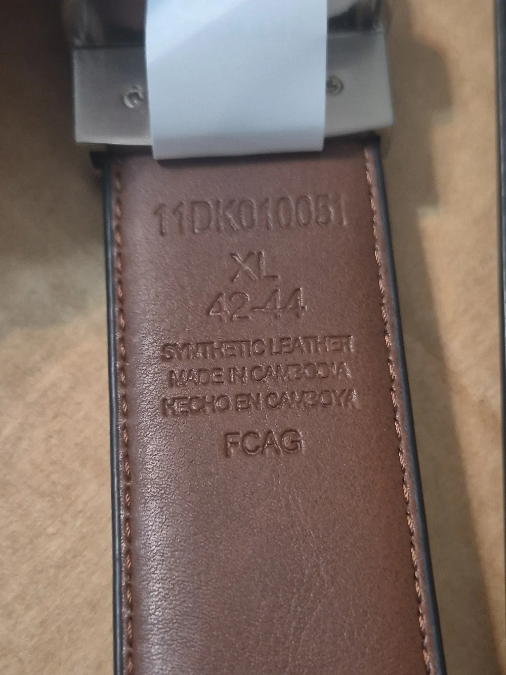 Dockers reversible belt